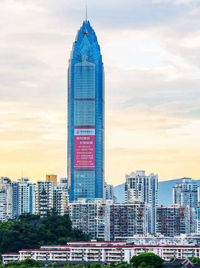 最高的建筑物—— 温州世贸中心大厦