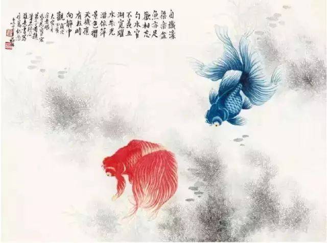 技法分享丨工笔画金鱼教程