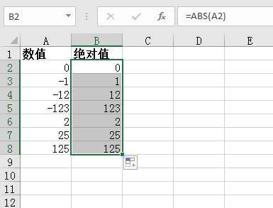 Excel中,如何把负数全部改成正数