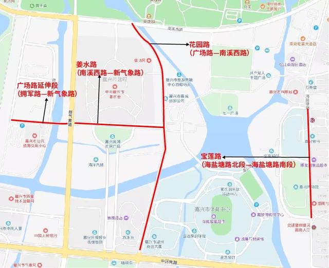 今天起,嘉兴市中心部分道路要限行了,整整半年多,出行