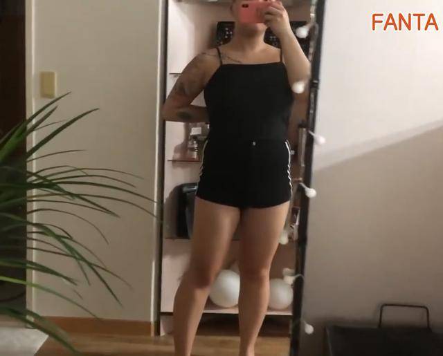 微胖姑娘为减肥,7天只喝水不吃饭记录体重体型变化,能