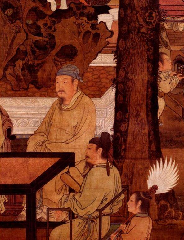 十八学士图/局部