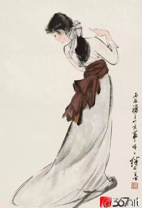 刘继卣国画人物作品欣赏,真心养眼