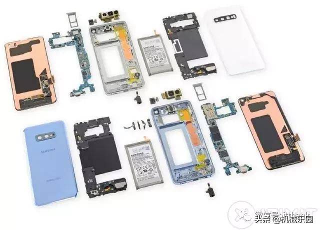 三星s10智能手机深度拆解图,解决你的好奇心