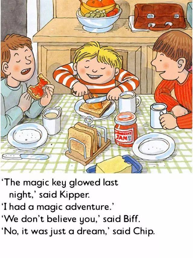 "the magic key glowed last night, "said kipper.