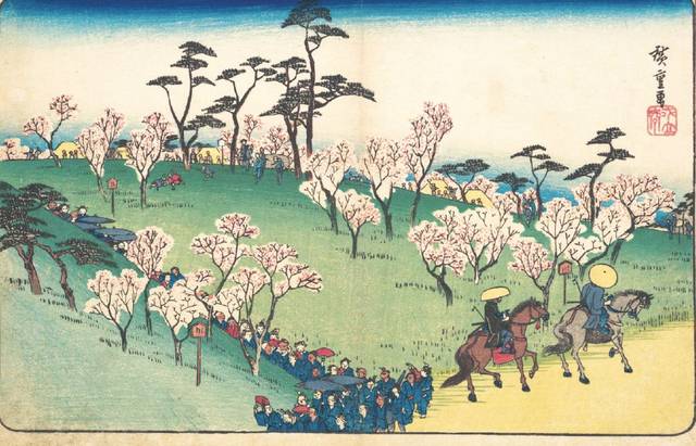 随着时代发展,越来越多的浮世绘师开始画风景画,但并没有引起太多关注