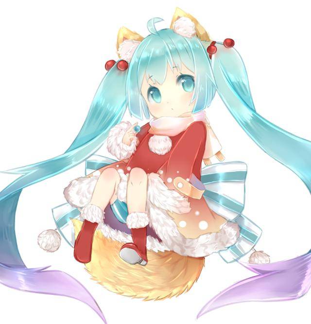 原创二次元高清动漫壁纸:初音未来,最初的声音,无限的未来