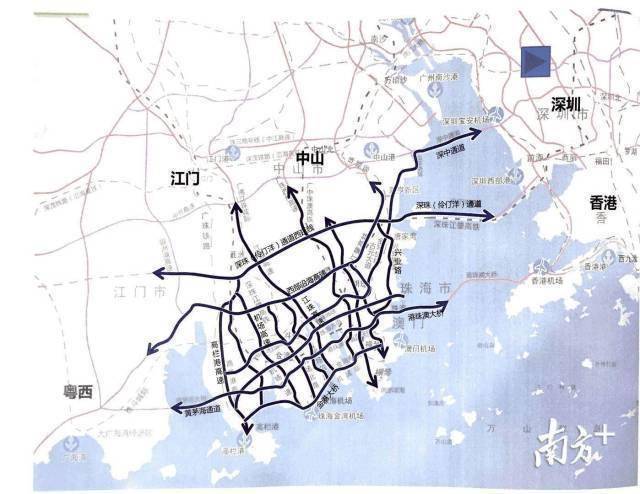 深圳到珠海城际铁路有了规划,跨海大桥再被提及