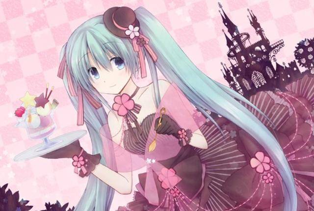 原创二次元高清动漫壁纸:初音未来,最初的声音,无限的未来