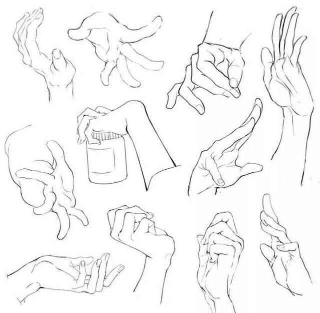 推荐丨为什么别人手的姿势能画的这么好?超简单手部姿势教程