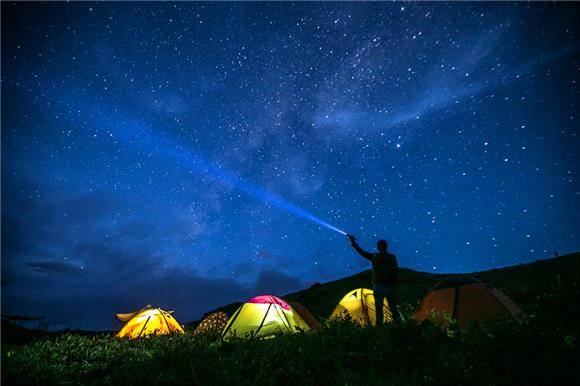 高山露营"日出云海"古剑山与你一起看星空