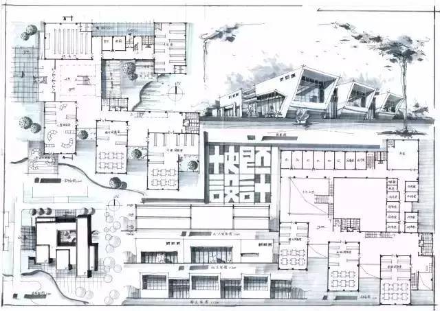 【设计干货】建筑室内设计快题常用尺寸记住了没?