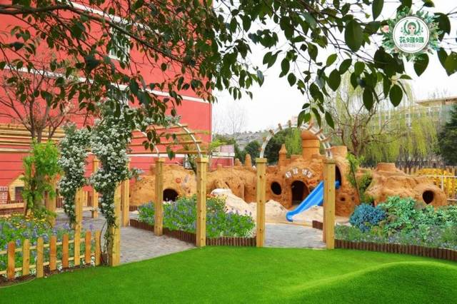 幼儿园户外景观设计施工案例-花园式生态幼儿园改造篇