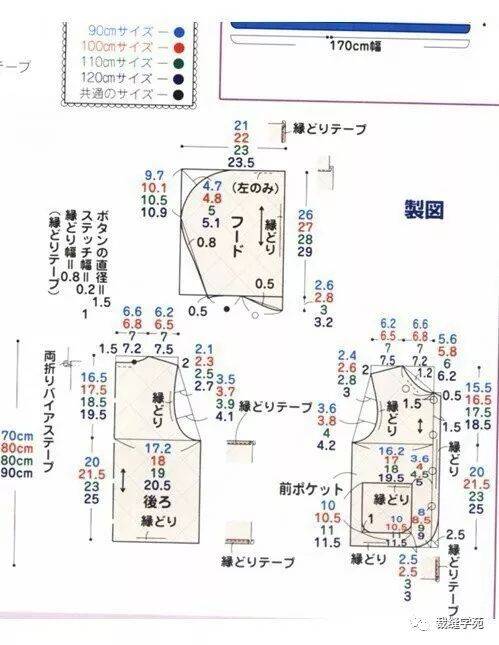 马甲/坎肩 裁剪图,各式各样哒