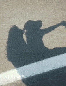 原创搞笑gif:第一次住传说中的海景房,累的我特么的一夜都没睡