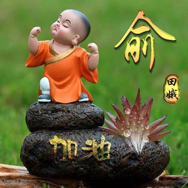 你该换微信头像了,超励志的佛系小和尚姓氏头像,喜欢请带走