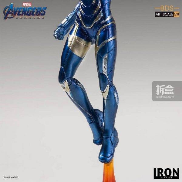 iron studios漫威电影《复仇者联盟4:终局之战》小辣椒·波兹1:10雕像