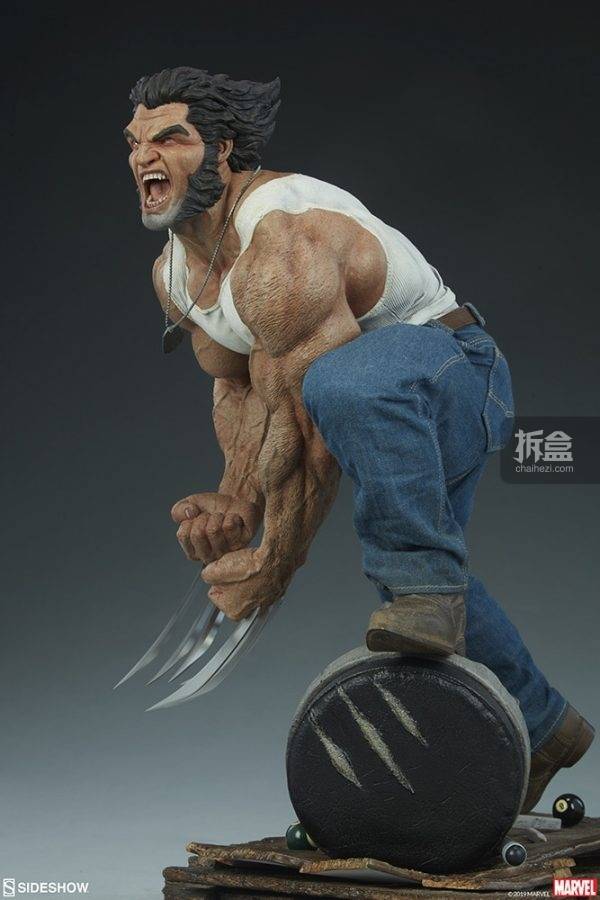 sideshow《x战警/x-men》系列"金刚狼"洛根/logan15寸雕像