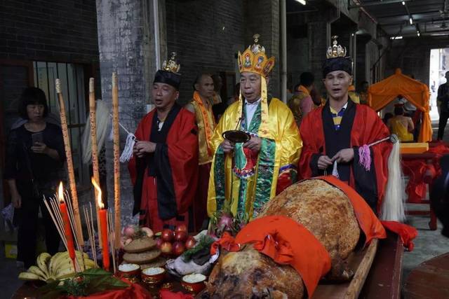 刚刚,肇庆非遗项目"伍丁先师宝诞"隆重举行!(附精彩现场图)