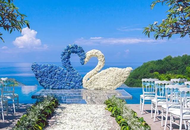 巴厘岛简直就是海外婚礼主场,难怪明星们结婚