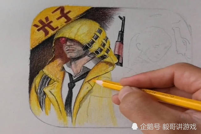 吃鸡玩家挑战1分钟手绘看到刺激战场图标时老玩家泪目了