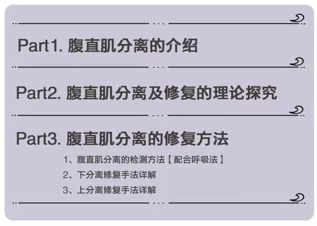 这套腹直肌分离的修复方法,一个月让分离三指的腹直肌回到半指!