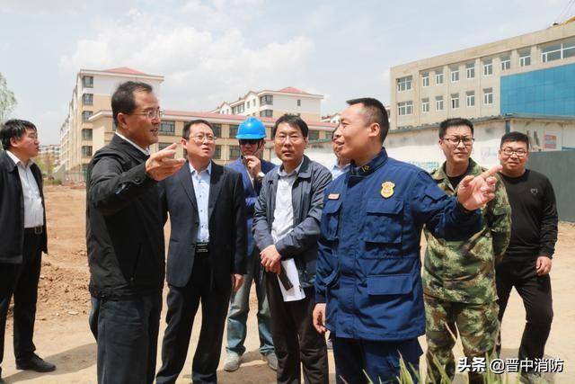 和顺县政府县长马海军实地调研,推进消防站建设工作
