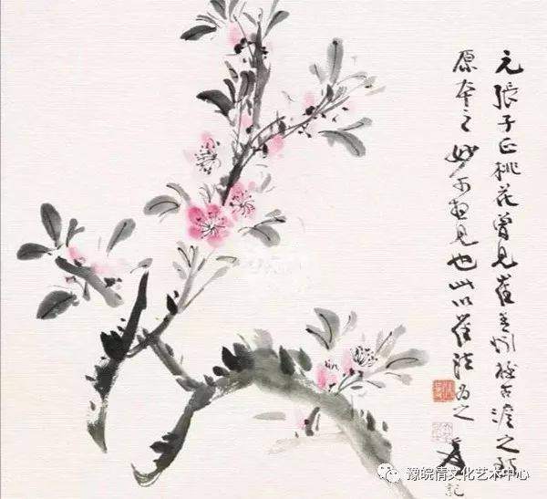 吴昌硕《桃花图》