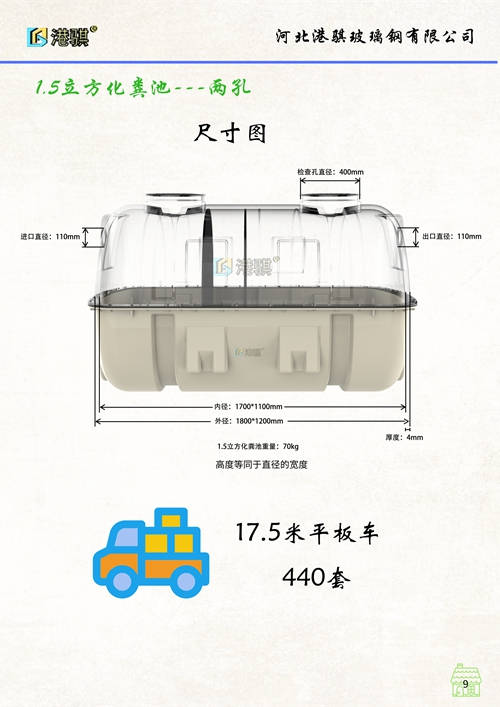 北方太冷厕所怎样防冻3立方尺寸图 独立冲水桶 家用化粪池怎么做