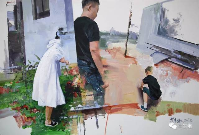 《日常》 77×53cm 2017年 庹光焰 四川美术学院