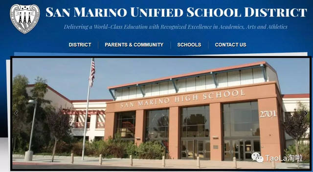 学校地区:san marino unified school district sanmarino社区不大