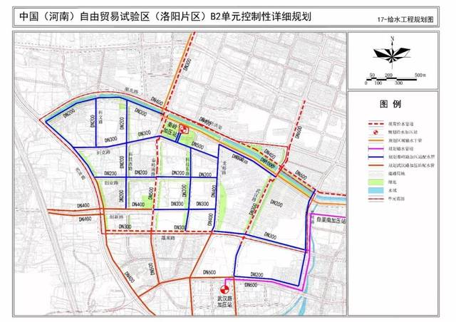 自贸区洛阳片区综合规划a4,b2单元控制性详细规划