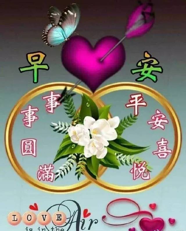 温馨早上好带鲜花动态图片 早上好动态表情图片大全