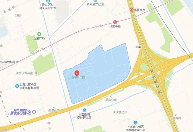 北蔡一路华夏西路海关学院站 上海健康医学院 上海健康医学院地处浦东