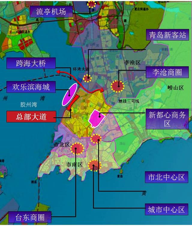 总部大道"蝶变"在即 市北西翼腾飞盘活青岛土地市场