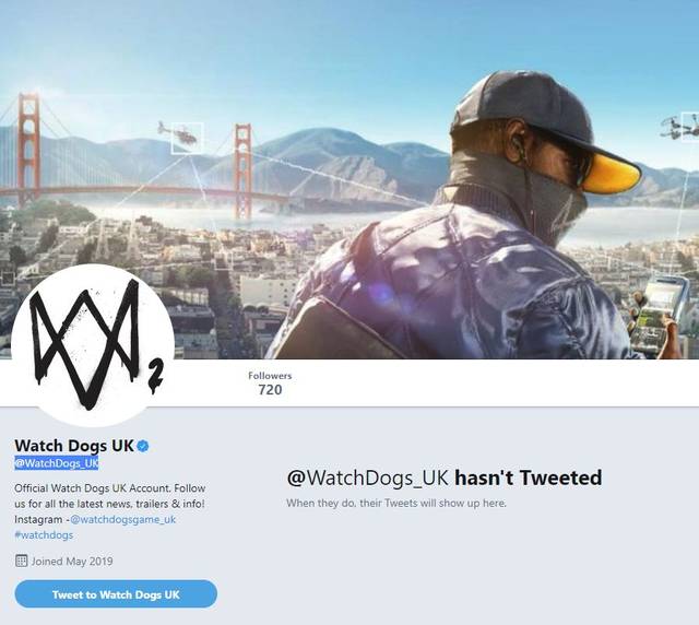 育碧注册《看门狗》新推特账户,《看门狗3》或