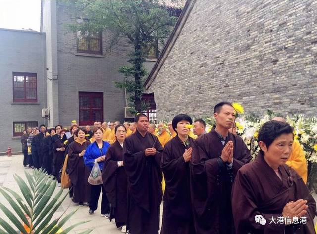 镇江新区绍隆禅寺举行觐云长老追思荼毗法会