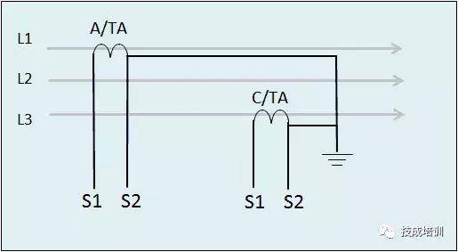 电流互感器不完全星型接法
