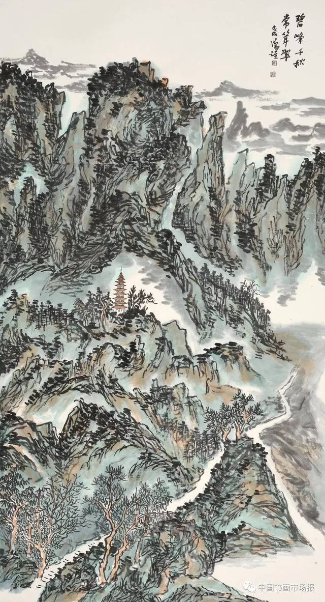 山东籍中国山水画名家马汉跃作品欣赏——翰墨中国收藏家俱乐部隆重