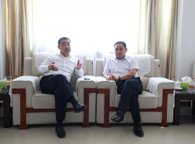 【微新闻】兖矿集团菏泽能化公司客人到郭屯煤矿调研交流