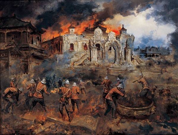 英法联军火烧圆明园之时,曾国藩和左宗棠给予