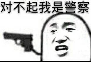 对不起,我是警察