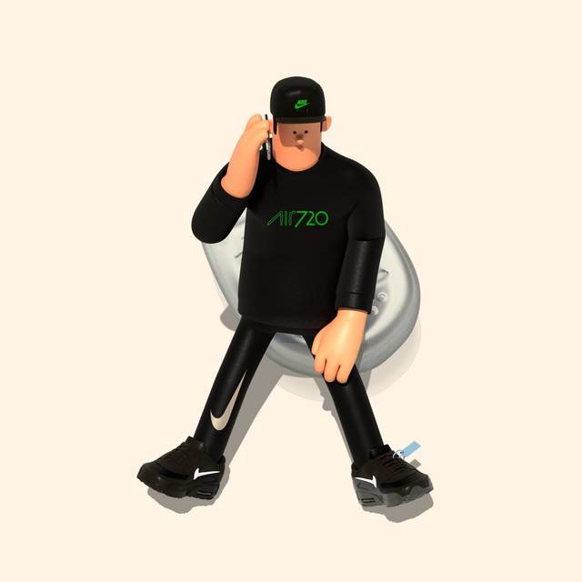 在sf的打造下,一个个身着nike的人物变得更生动鲜明,每一样产品都在sf