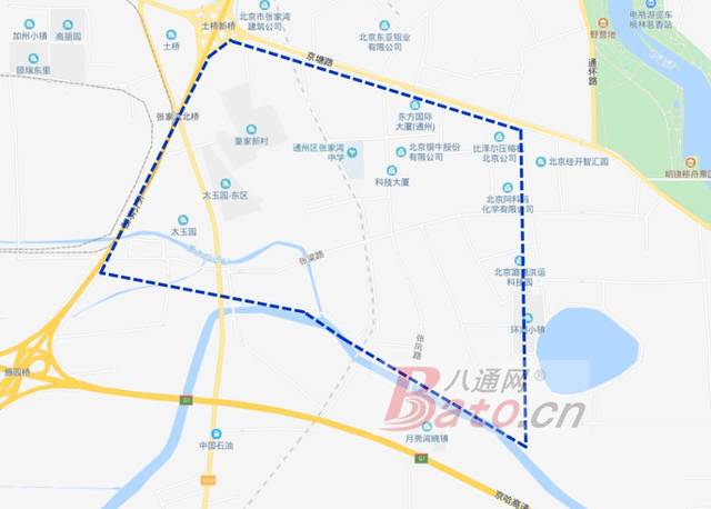 项目范围:北至京塘路辅路,南至凉水河,东至云杉路,西至六环路及周边