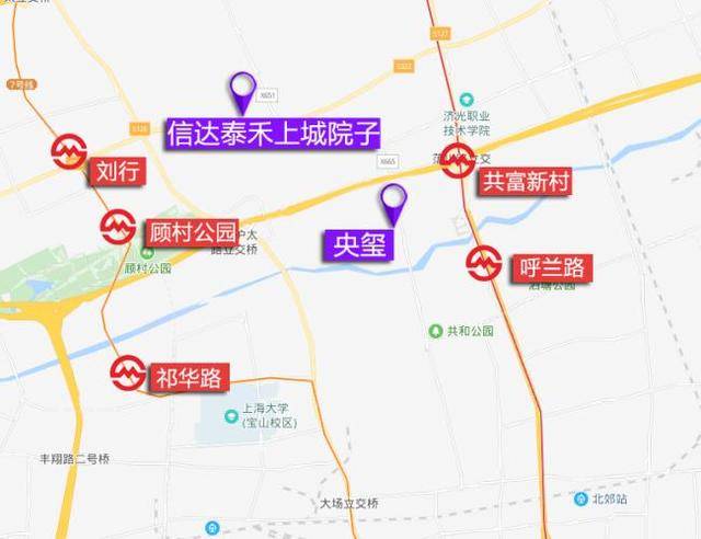 规划的15号线,北起顾村公园站,南至紫竹高新区站,沿线可换乘10条地铁