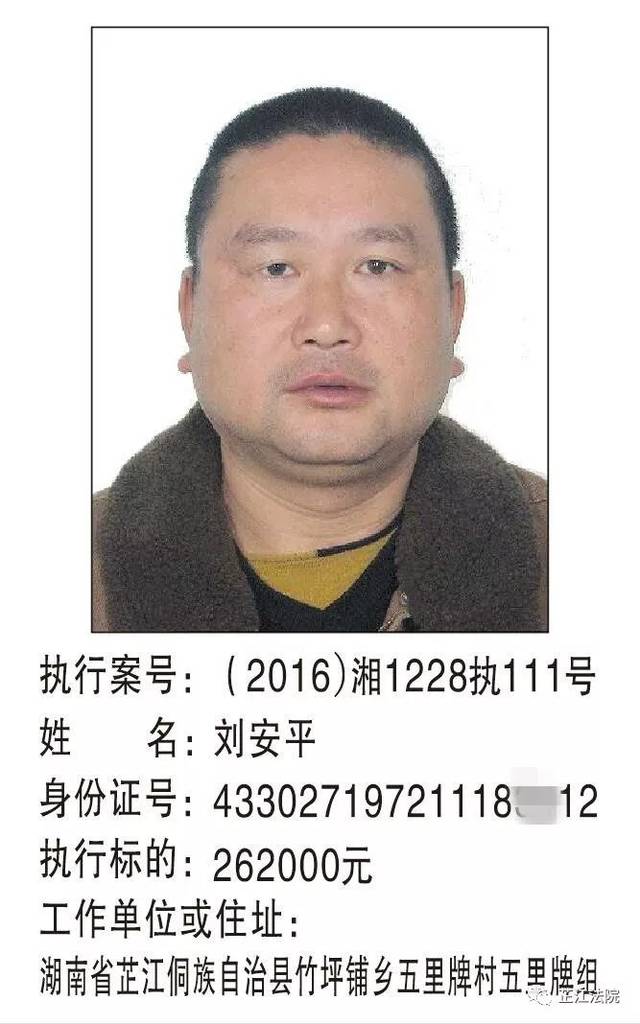 你怎么看? 芷江法院芷江执行难失信被执行人执行局 平台声明