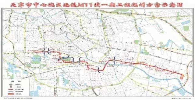 天津地铁7号线和11号线有信了!线路走向建设工期看这里