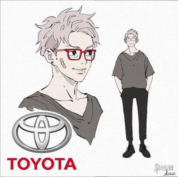 宝马的拟人也太酷了吧画师sillvi汽车品牌拟人插画