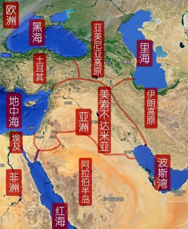 地图看世界;中东,以色列及伊朗