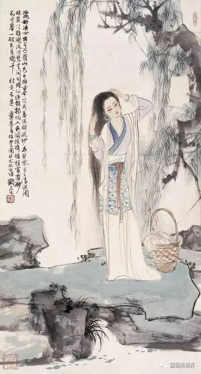 这位画美女,美到骨髓!